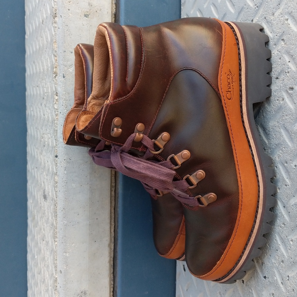 Chaco Brown and Tan Ankle Boots